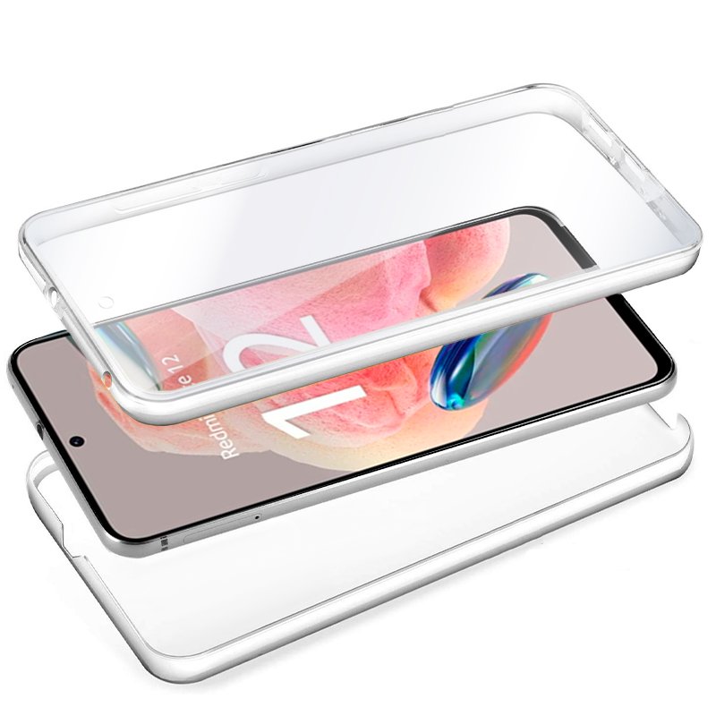 Funda COOL Silicona 3D para Xiaomi Redmi Note 12 (Transparente Frontal + Trasera) - Image 2
