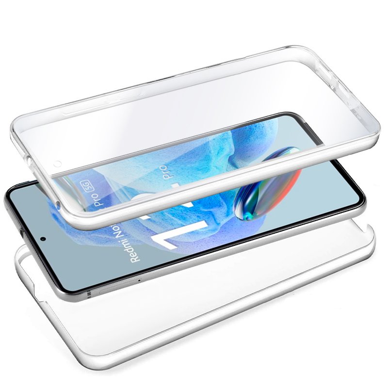 Funda COOL Silicona 3D para Xiaomi Redmi Note 12 Pro 5G (Transparente Frontal + Trasera) - Image 2